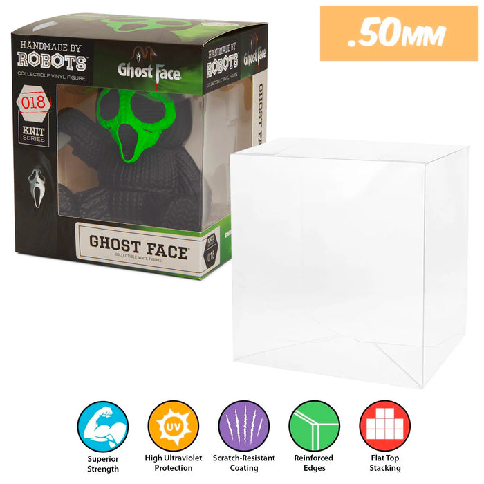 HMBR handmade by robots full size best protectors thick strong uv scratch flat top stack vinyl display geek plastic shield vaulted eco armor fits collect protect display case kollector protector