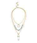 Indira Crystal Cascade Necklace - Matr Boomie (Jewelry) - TheHomeToGo