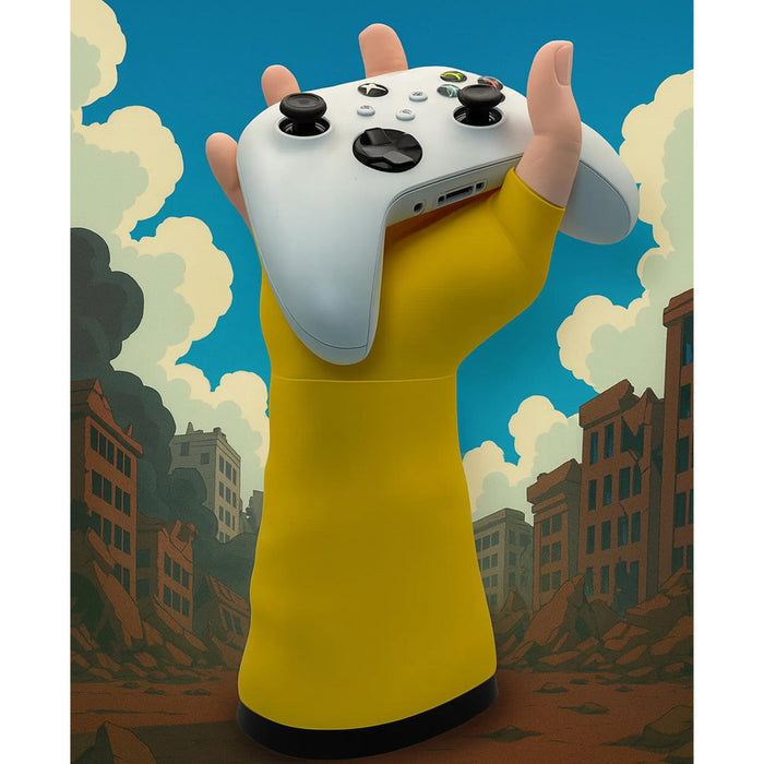 Invincible Yellow Hand - Game Controller & Headphone Holder (3D Printed)