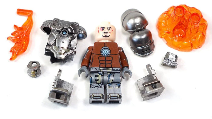 Iron Man Mark 1 First Ironman Suit (Marvel Avengers) - Custom Building Blocks Mini Figures Compatible with Brick Building System