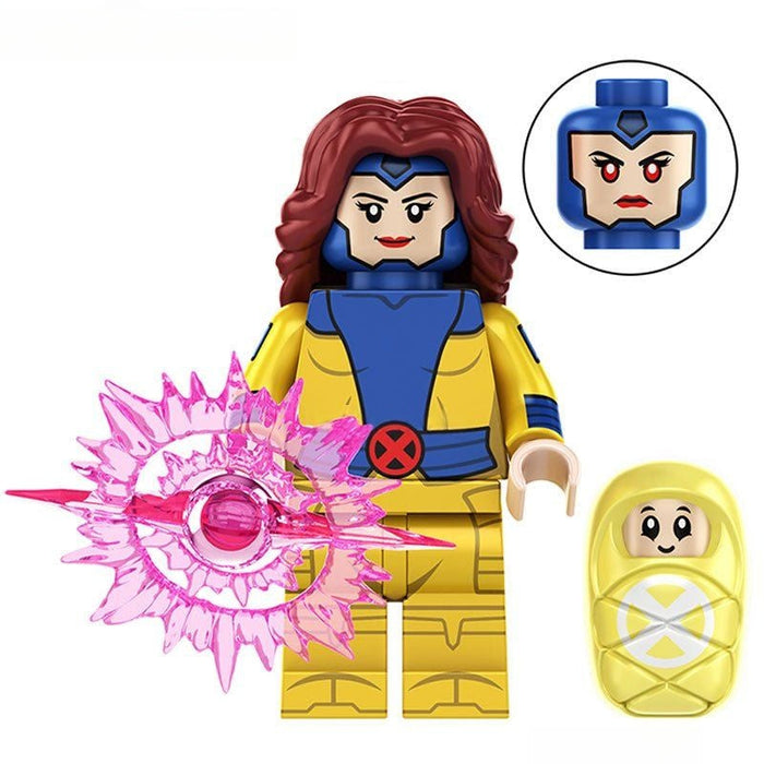 Jean Grey S2 (Marvel X-Men 97) - Custom Building Blocks Mini Figures Compatible with Brick Building System