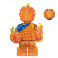 Johnny Storm Human Torch (Marvel The Fantastic Four) - Custom Building Blocks Mini Figures Compatible with Brick Building System