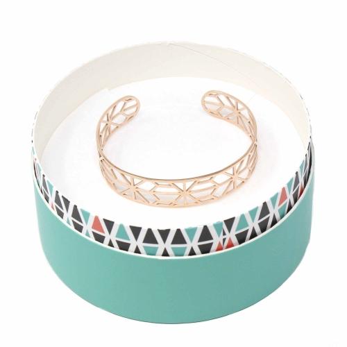 Kathleen - Rose Gold Latticework Cuff Bracelet - Starfish Project - TheHomeToGo