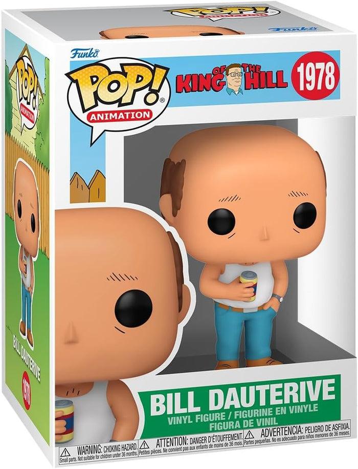 King of the Hill Bill Dauterive Funko Vinyl Figure #1978 with Funko Protector