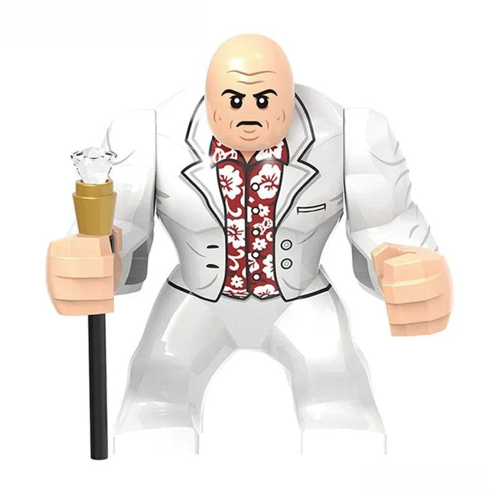 Kingpin Wilson Fisk (Marvel Spider-Man) - Custom Building Blocks Mini Figures Compatible with Brick Building System