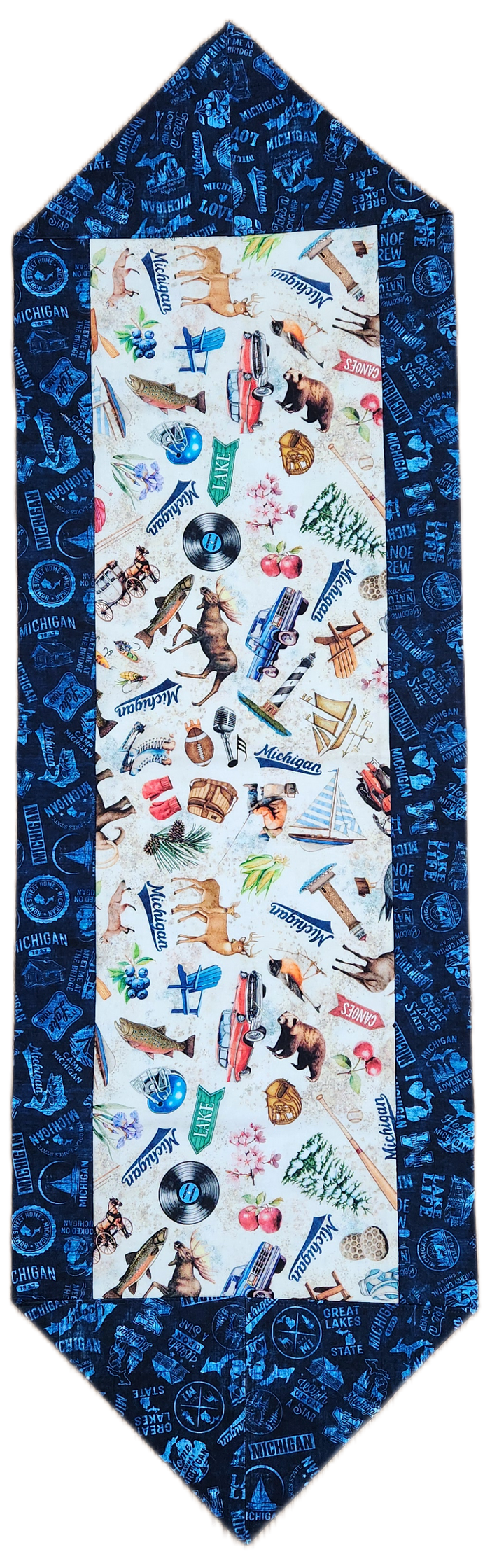 KIT 2026 All Michigan Shop Hop: Icons Cream Fast Flipped Table Runner Kit