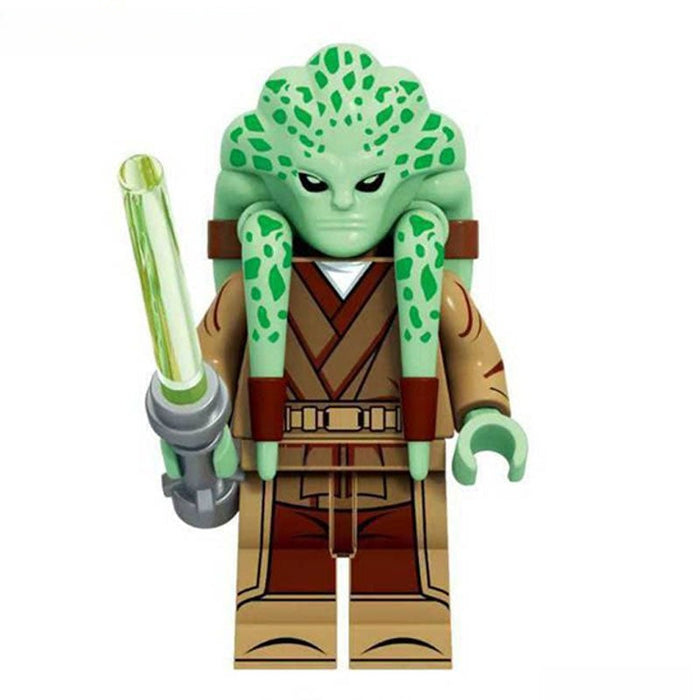 Kit Fisto (Star Wars) - Custom Building Blocks Mini Figures Compatible with Brick Building System