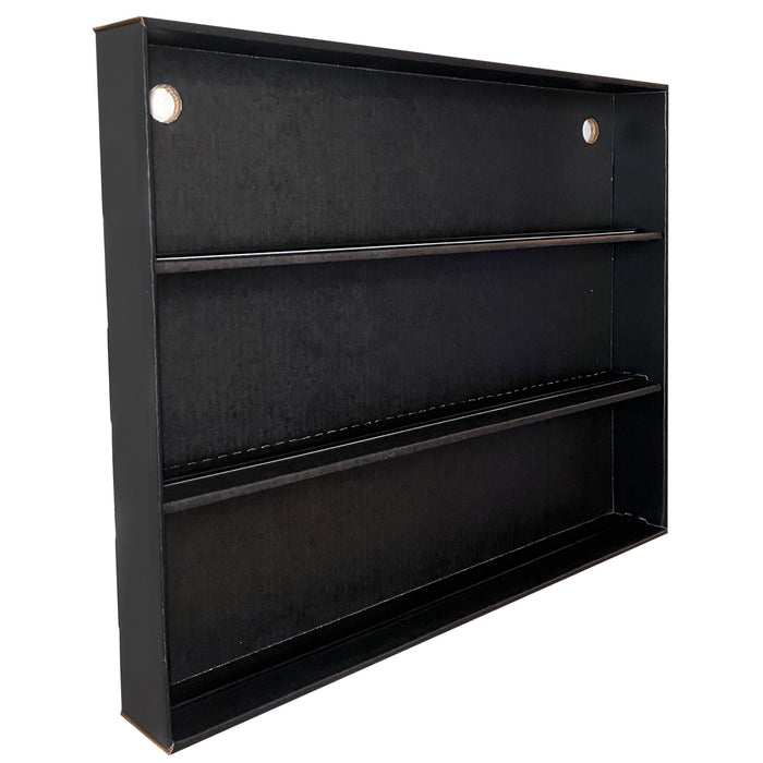 KUBBIE DS 3DS (3 Row) - Display Case for Nintendo DS & 3DS Games, Wall Mountable & Stackable Shelf (Cardboard)