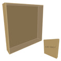 KUBBIE ECONOMY LID Funko Pop In Box Display Case Wall Mountable Stackable Pop Shelf Cardboard