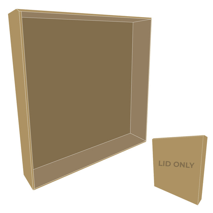 KUBBIE ECONOMY LID Funko Pop In Box Display Case Wall Mountable Stackable Pop Shelf Cardboard