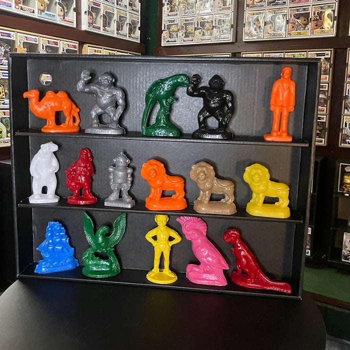 KUBBIE MOLD-A-RAMA Display Case for Collectibles, Wall Mountable & Stackable Shelf (Cardboard)