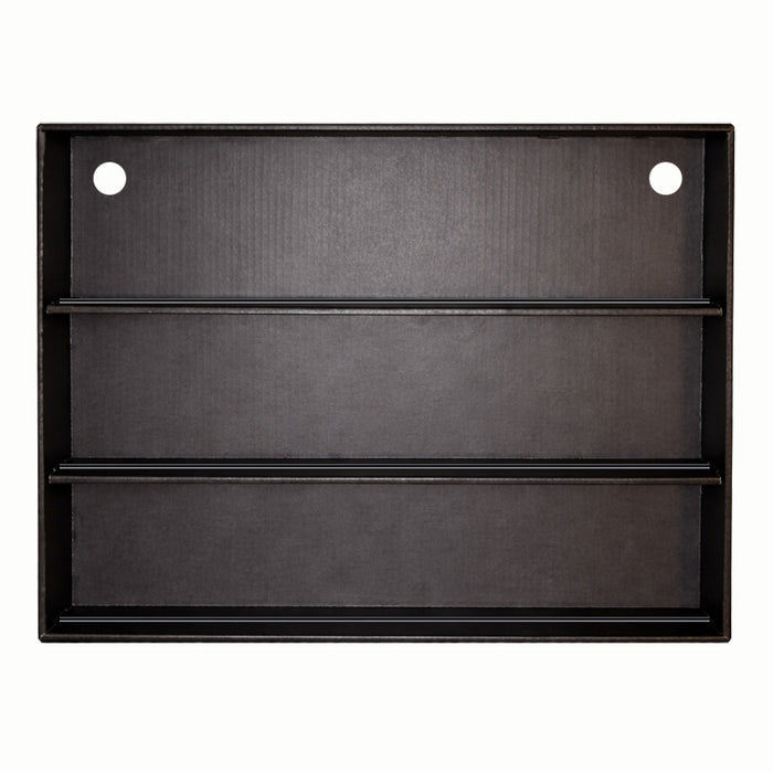 KUBBIE N64 (3 Row) - Display Case for Super Nintendo Games, Wall Mountable & Stackable Shelf (Cardboard)