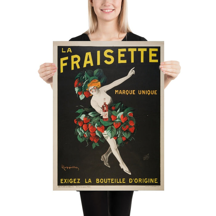 La Fraisette Vintage Drinks Advertising Poster by Leonetto Cappiello, 1909