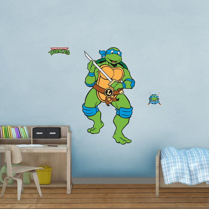 Leonardo - Teenage Mutant Ninja Turtles - RealBig Classic Collection - Official Nickelodeon - Reusable Vinyl Wall Decals