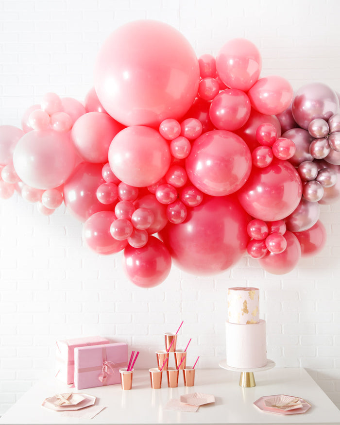 Life In Plastic - Balloon Backdrop Install Piece