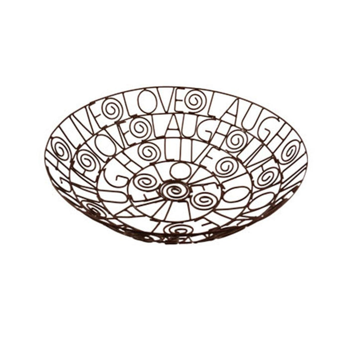 Live, Laugh, Love Wire Fruit Bowl - Mira (Bowl) - TheHomeToGo