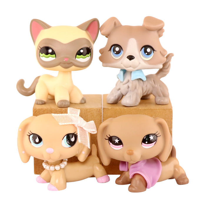 lps cat and dog lot of 4