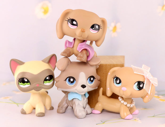 lps cat and dog lot of 4