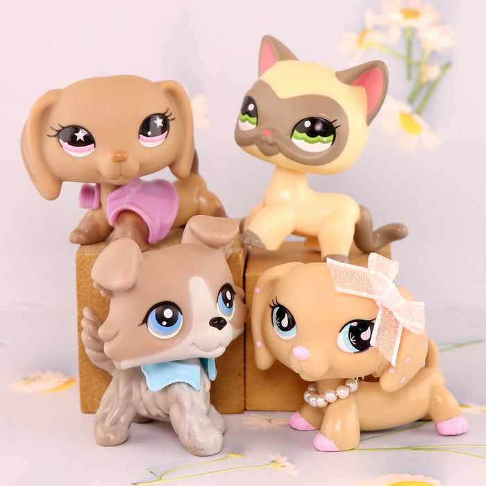 lps cat and dog lot of 4