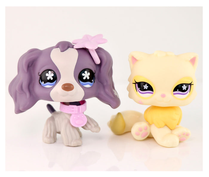 lps cocker spaniel and persian cat