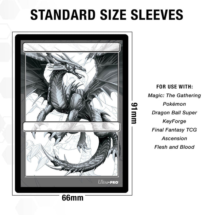 ECLIPSE Easy Shuffle Matte Protector Sleeves for Trading Card Games, Standard Size Deck (100 pack) - Display Geek, Inc.