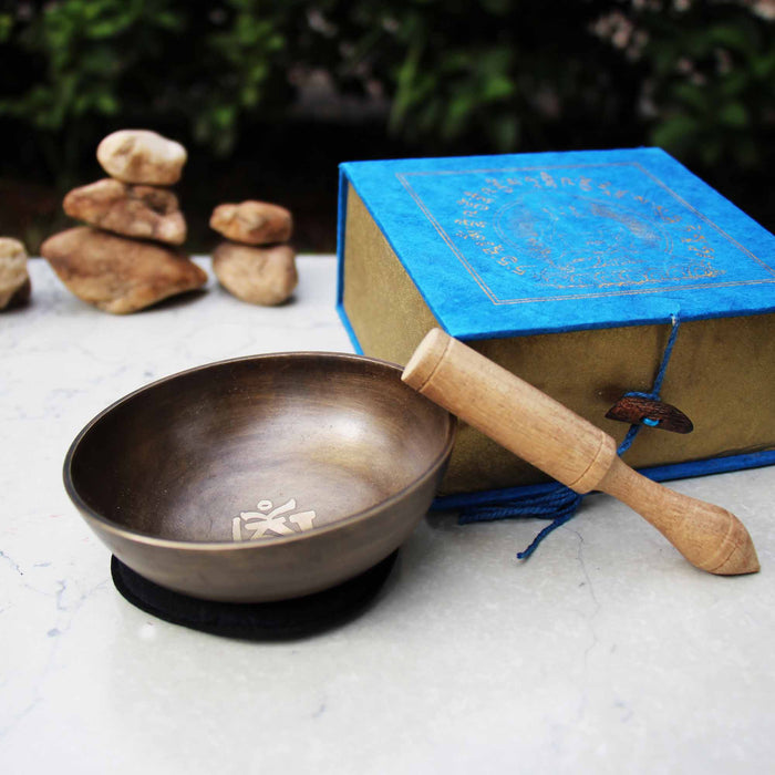 Meditation Bowl Box: 4'' OM Medicine Buddha - DZI (Meditation) - TheHomeToGo