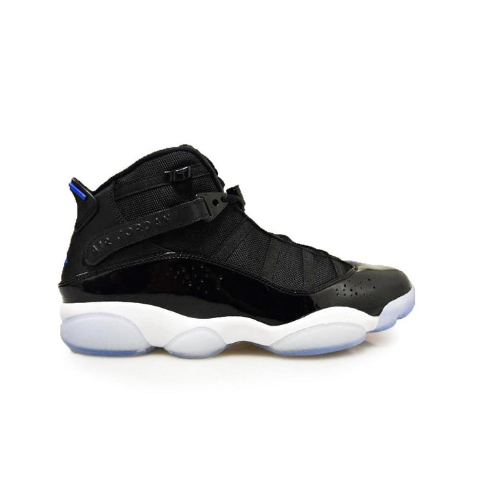 Mens Nike Jordan 6 Rings *RARE* - 322992 016 - Black Hyper Royal White Trainers-*Rare*, Basketball, Heat, Jordan *Rare*, Jordan Brands, Nike Brands-Foot World UK