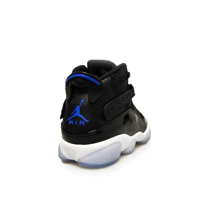Mens Nike Jordan 6 Rings *RARE* - 322992 016 - Black Hyper Royal White Trainers-*Rare*, Basketball, Heat, Jordan *Rare*, Jordan Brands, Nike Brands-Foot World UK