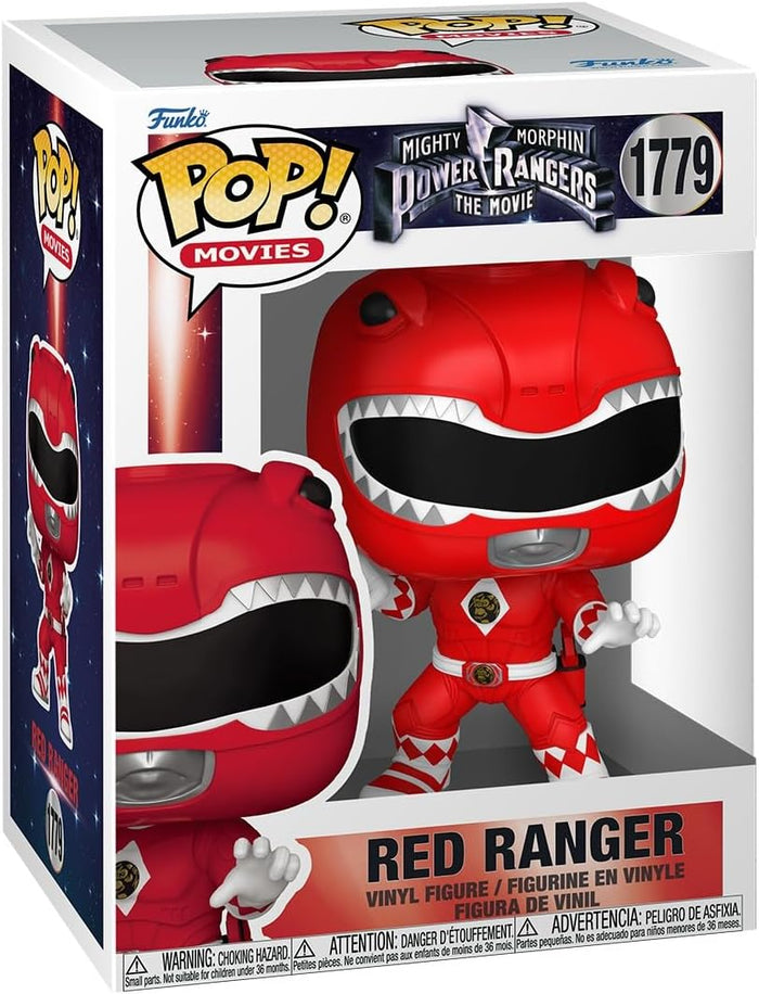 Mighty Morphin Power Rangers: The Movie Red Ranger Funko Pop! Vinyl Figure #1779 with Funko Protector