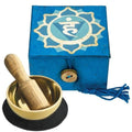 Mini Meditation Bowl Box: 2" Throat Chakra - DZI (Meditation) - TheHomeToGo