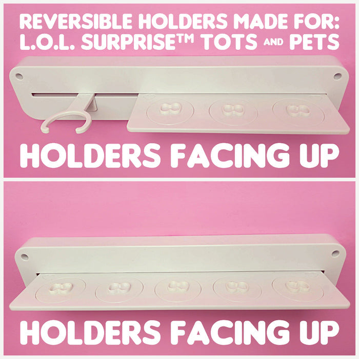 3 Customizable Display Shelves ABS Plastic - Display My Way™ products are the ONLY customizable and affordable way to organize YOUR collection.