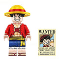 Monkey D Luffy (One Piece) - Custom Building Blocks Mini Figures Compatible with Brick Building System