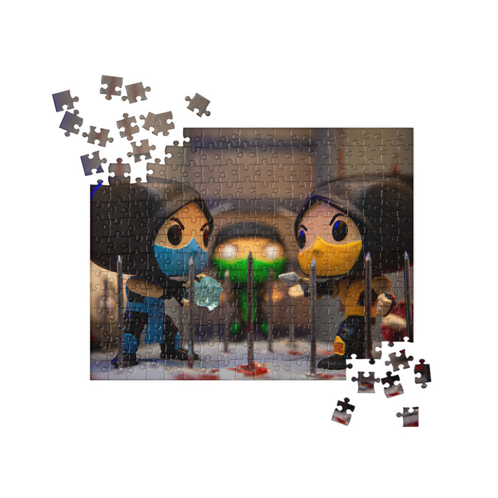 Mortal Kombat Funko Pop Photo Jigsaw puzzle by UrbanRoxStarr