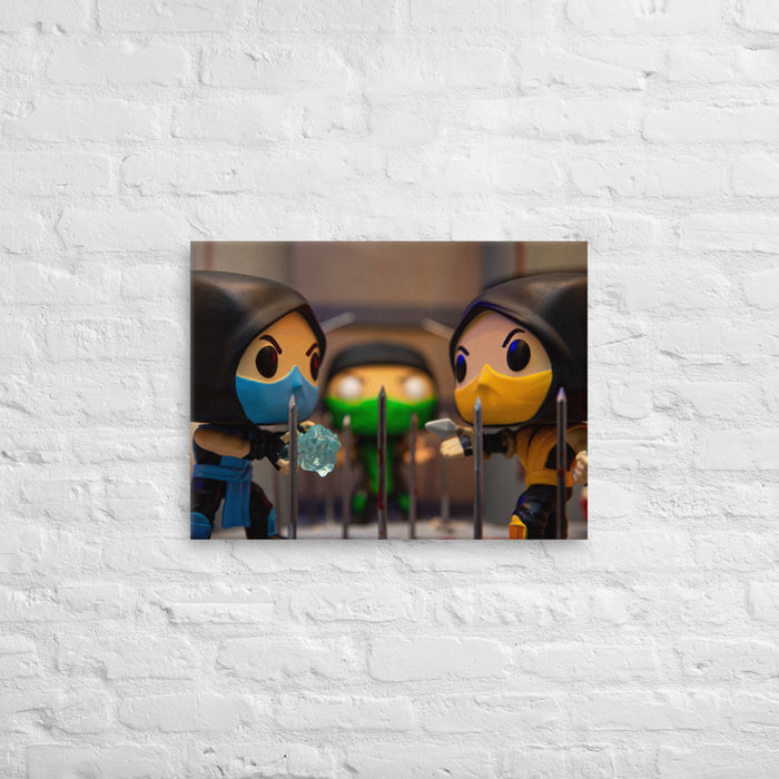 Mortal Kombat Funko Pop Photography Giant Canvas by UrbanRoxStarr