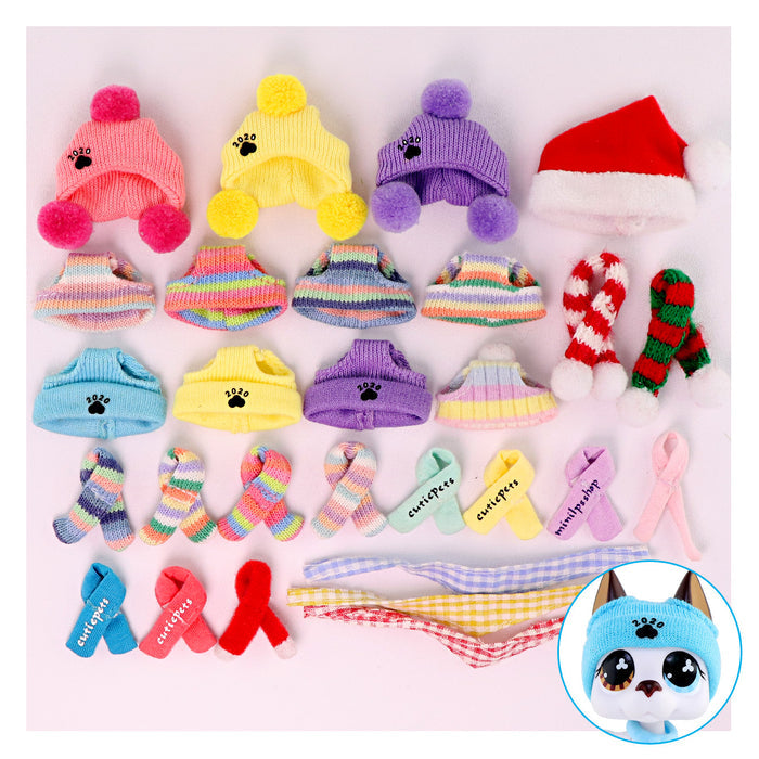 6 Pcs Random Hat & Scarf (H35)