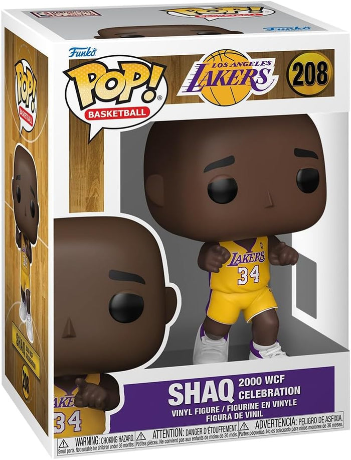 NBA Legends Lakers Shaq 2000 WCF Celebration Funko Pop! Vinyl Figure #208 with Funko Protector