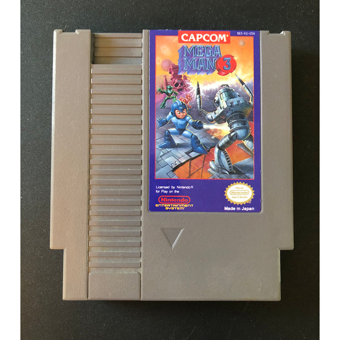 NES Mega Man 3 Cartridge but Works white out mark on back