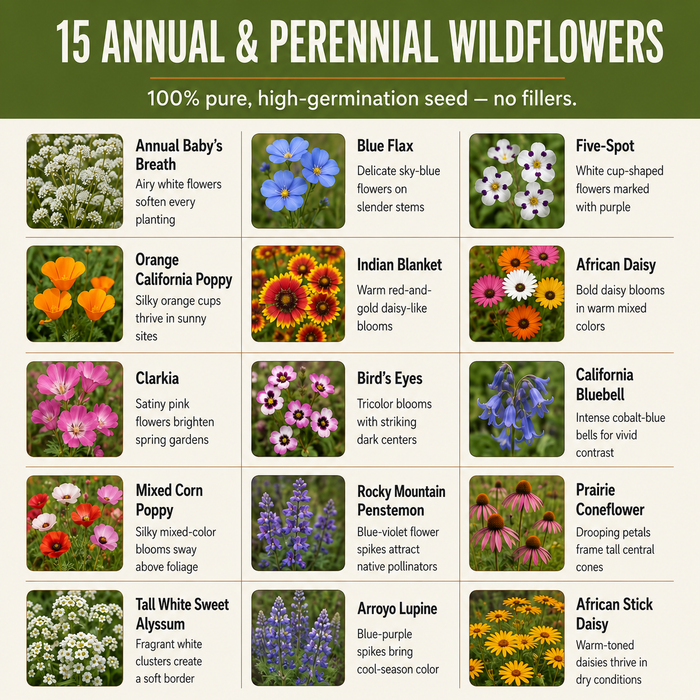 Nevada Blend, Wildflower Seed