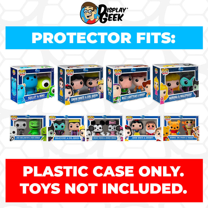 pop protector for pop minis 2 pack best funko pop protectors thick strong uv scratch flat top stack vinyl display geek plastic shield vaulted eco armor fits collect protect display case kollector protector