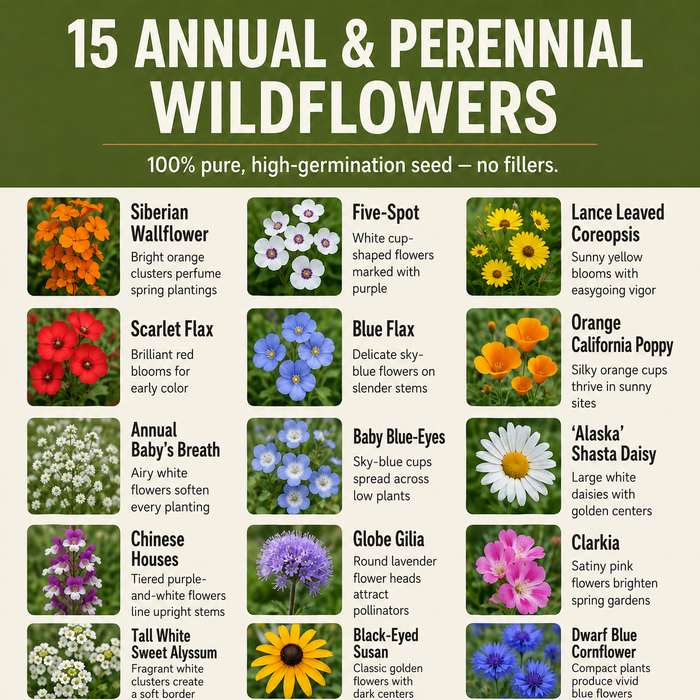 Oregon Blend, Wildflower Seed