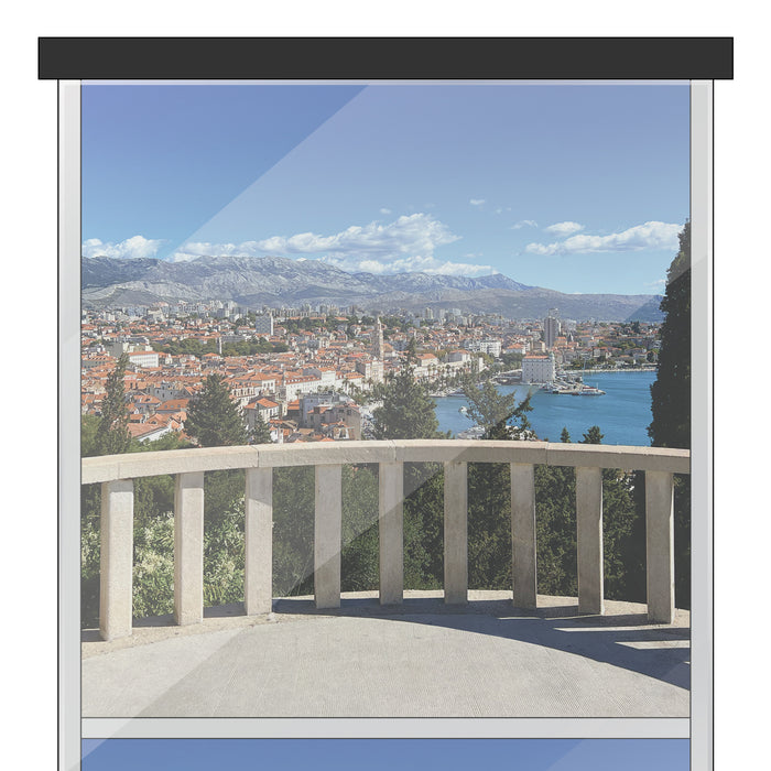 Palace Balcony Themed 15 x 15 Background Decals for IKEA Detolf Displays