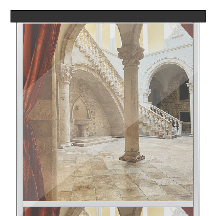 Palace Interior Themed 15 x 15 Background Decals for IKEA Detolf Displays