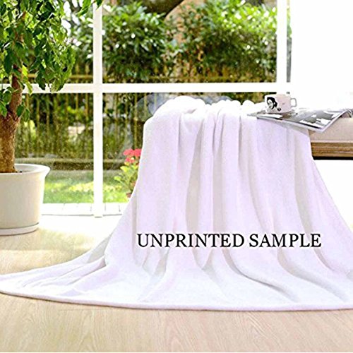 Peacock Feather Print Throw Blanket 58" x 80" (4) - EK CHIC HOME