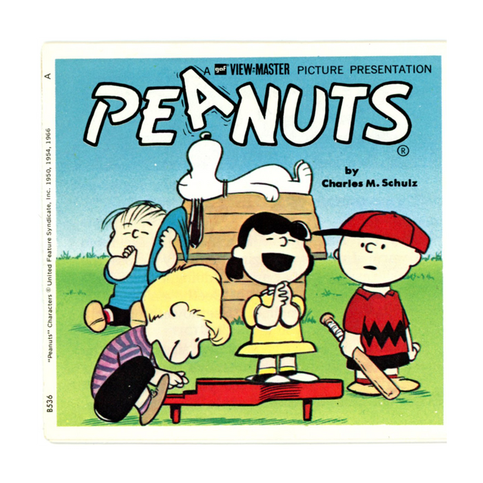 Peanuts - B536 - Vintage Classic View-Master -3 Reel Packet - 1960s Views