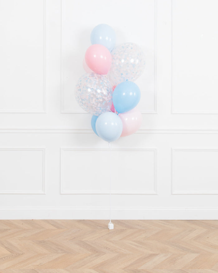 Petits Pastels - Confetti and 11in Balloons - bouquet of 10