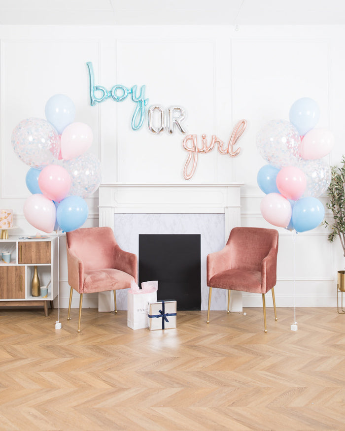 Petits Pastels - Confetti and 11in Balloons - bouquet of 10