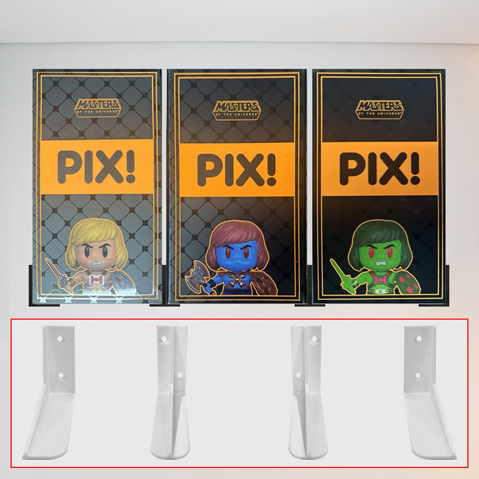 3D Floating Pop Shelf for PIX! Thrilljoy Boxes Sideways (3in high x 4in deep)