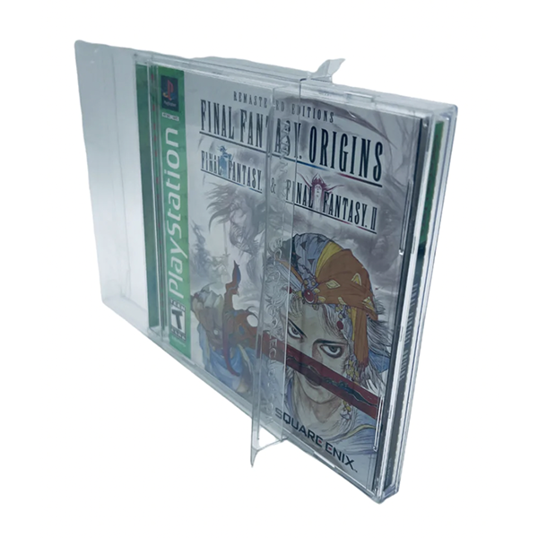 Plastic Protector for SINGLE DISC CD, PS1 Video Game Box 0.50mm thick, UV & Scratch Resistant on The Pop Protector Guide by Display Geek