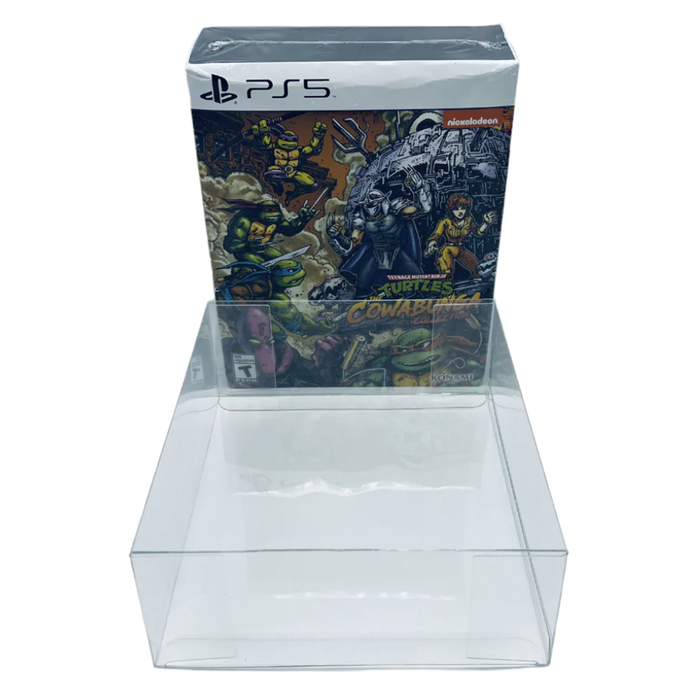 Plastic Protector for TMNT COWABUNGA COLLECTION SE Video Game Box 50mm thick on The Pop Protector Guide by Display Geek