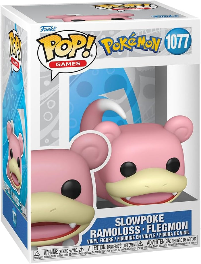 Pokemon Slowpoke Funko Pop! Vinyl Figure #1077 with Funko Protector